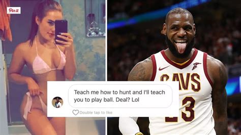 LeBron James Caught Messaging Instagram Model – Celebrity