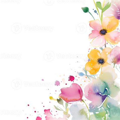 Watercolor spring flowers 22951727 Stock Photo at Vecteezy