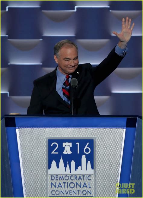 Photo: tim kaine 2016 dnc speech video 01 | Photo 3719558 | Just Jared: Entertainment News