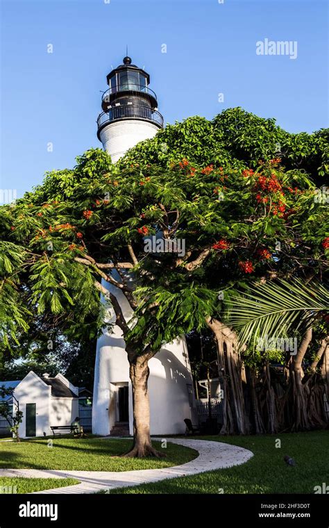 The Key West Lighthouse, Florida Keys, Florida, USA Stock Photo - Alamy