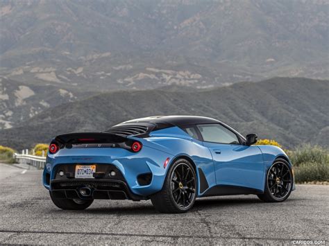 2020 Lotus Evora GT (Color: Cyan Blue) - Rear Three-Quarter | Wallpaper #4 | 1280x960