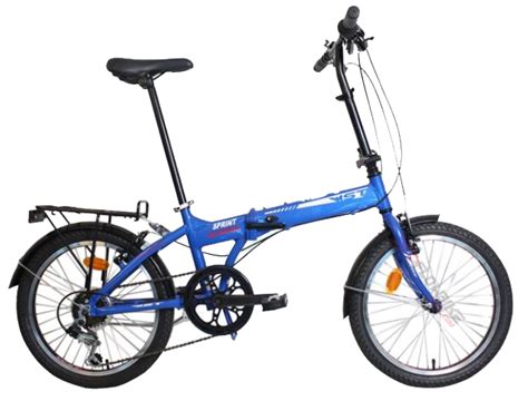 Bicicleta Plegable WST Sprint 20" Azul