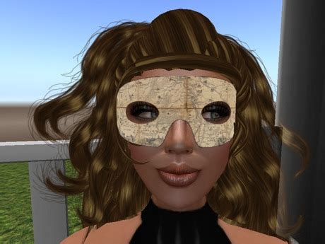 Second Life Marketplace - Steampunk Mask - Old Map
