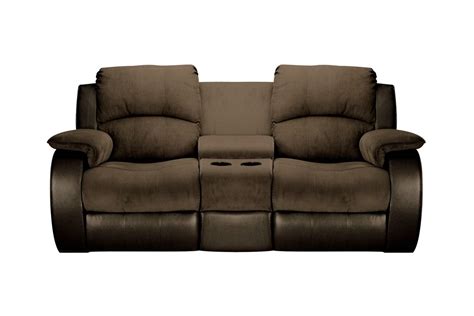 Lorenzo Microfiber Reclining Loveseat with Console at Gardner-White