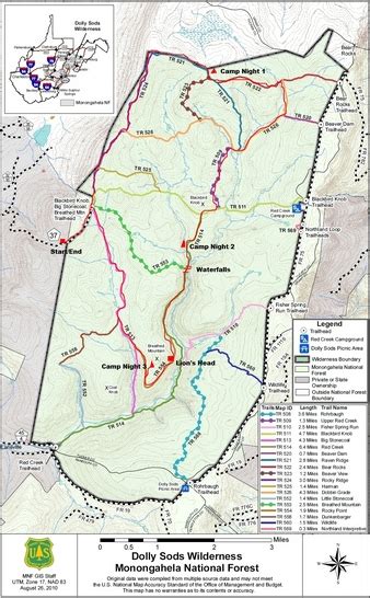 Dolly Sods Wilderness Trail Map - Seeking Lost: Thru-Hiking ...