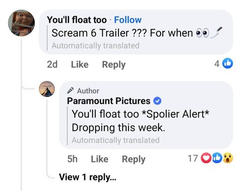 Scream 6 trailer is coming this week! (confirmed by paramount!) : r/Scream