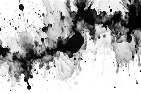 Premium AI Image | Abstract ink blot patterns