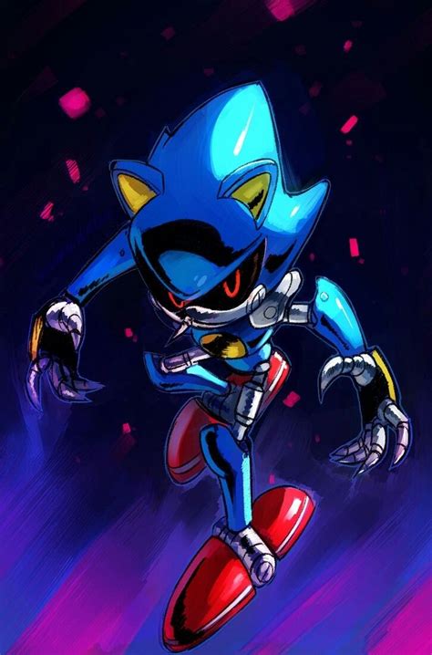 Metal sonic | Hedgehog art, Sonic, Sonic fan art