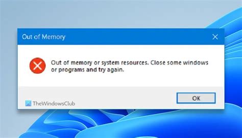 Fix Out of memory error while copying files on Windows 11/10