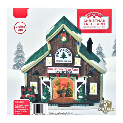 Holiday Time Christmas Tree Farm - Walmart.com