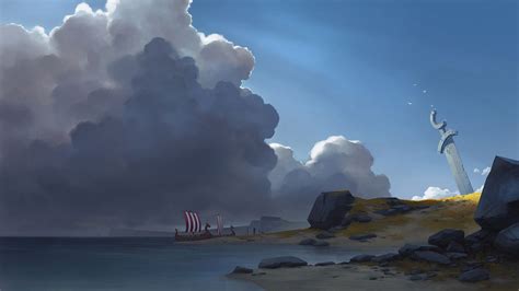 ArtStation - Main Title Screen - NORTHGARD, Jeremy Vitry | Landscape ...