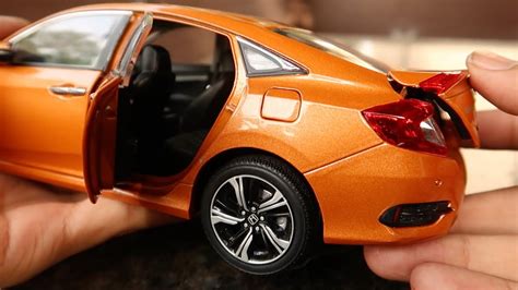 Unboxing of Mini Honda Civic diecast model toy car - YouTube