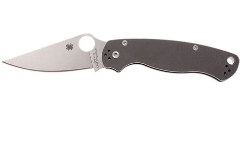 Spyderco Paramilitary 2 C81GPGY2 CruWear Sprint Run couteau de poche | Achetez à prix avantageux ...