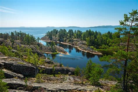 Ladoga lake stock photo. Image of island, summer, flora - 37609424