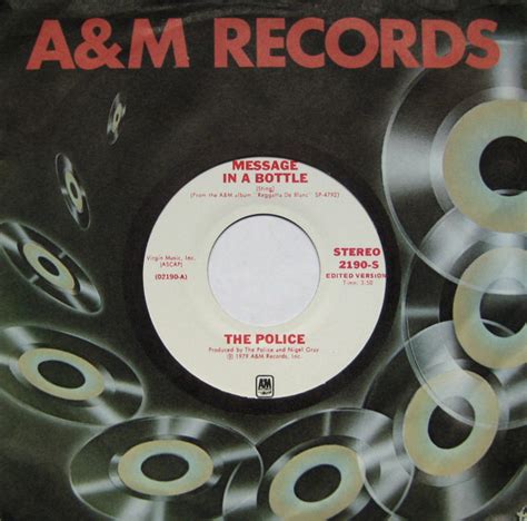 The Police - Message In A Bottle (1979, Vinyl) | Discogs