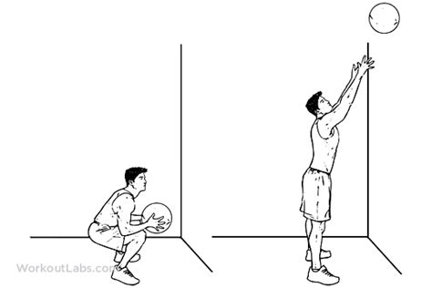 Medicine Ball Wall Throw | Illustrated Exercise guide - WorkoutLabs