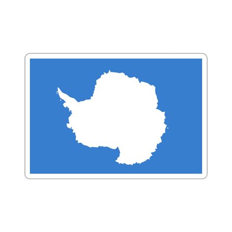 Proposed Flag of Antarctica Graham Bartram STICKER Vinyl Die-Cut Decal ...