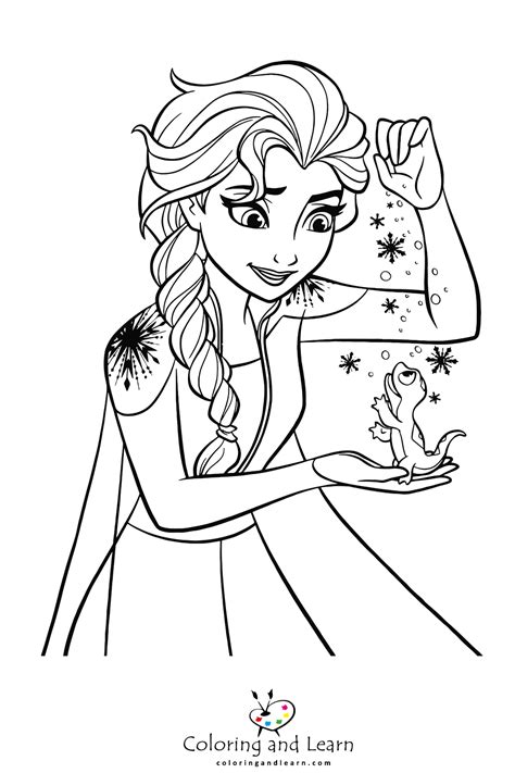 Elsa Coloring Pages (2023) - Coloring and Learn