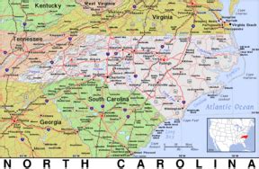 NC · North Carolina · Public Domain maps by PAT, the free, open source ...