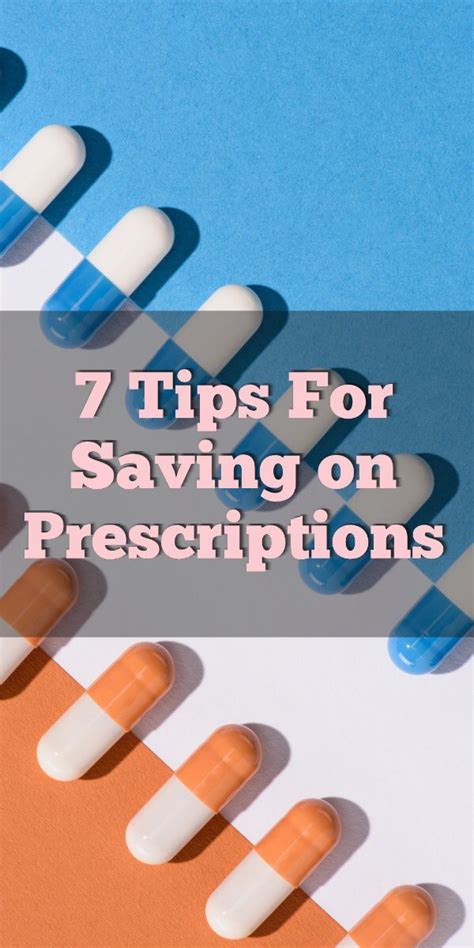 7 Tips for Saving on Prescriptions as a Self-Pay Patient in 2020 | Prescription, Medical ...