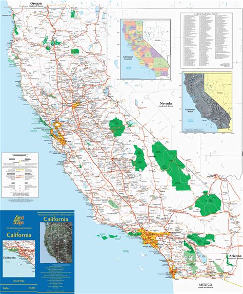 Southern California Map with Cities and Counties | secretmuseum