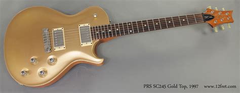 1997 PRS SC245 Gold Top SOLD| www.12fret.com