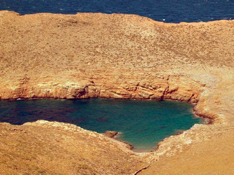 Small beach at Kefalos cape in Kythnos island