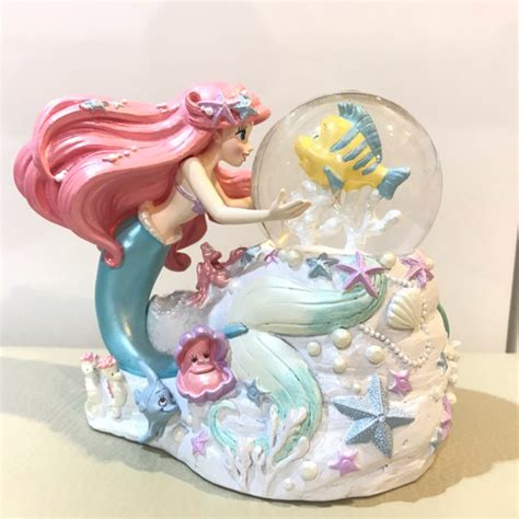 Little Mermaid Snow globe Ariel Snowglobe Disney Snowglobe | Shopee Thailand