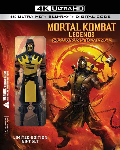 Best Buy: Mortal Kombat Legends: Scorpion's Revenge [Figurine] [4K Ultra HD Blu-ray] [Only ...