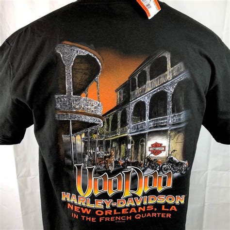 Harley Davidson Voodoo New Orleans French Quarter M Pocket T-shirt Medium NOLA #HarleyDavidson # ...