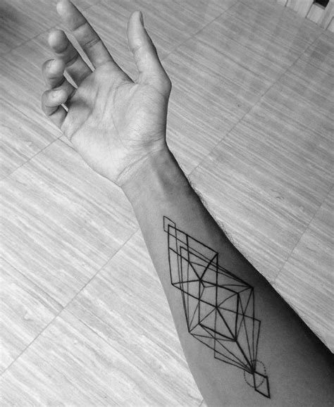 43 Cool Simple Line Tattoos for Men [2024 Inspiration Guide] | Line tattoos, Simple line tattoo ...