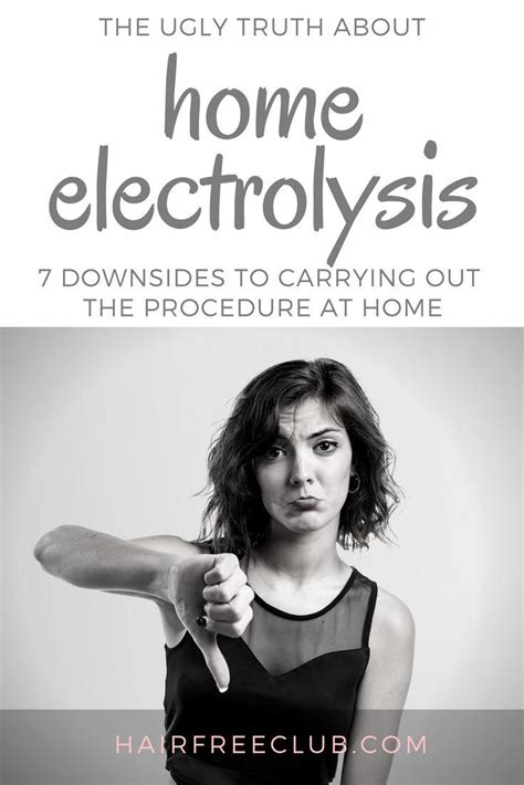 The Ugly Truth About Home Electrolysis At Home Hair Removal, Hair ...