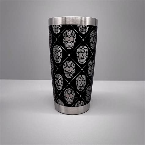 Yeti 20oz Seamless Sugar Skull Pattern - Etsy