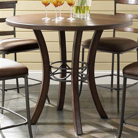 Cameron Round Counter Height Table by Hillsdale | Pub table sets, Pub table, Counter height table