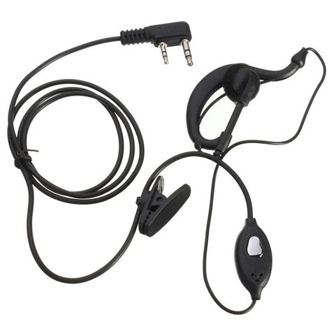 Headset Earphone untuk Walkie Talkie - K0459 - Black - JakartaNotebook.com