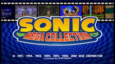 Sonic Mega Collection [GameCube] Gameplay [1080p] - YouTube