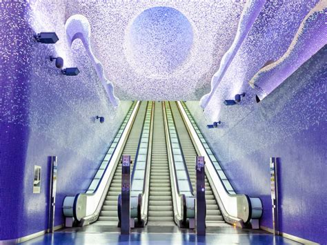 The Toledo station in Naples, Italy, is filled with incredible artwork.