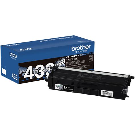 Brother TN433BK Black High-Yield Toner Cartridge TN433BK B&H