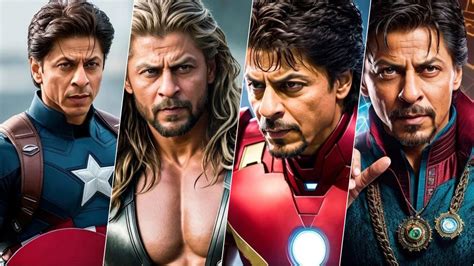 Viral News | Check Out AI Generated Images of Shah Rukh Khan as Marvel Superheros | 👍 LatestLY