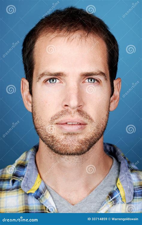 Real man face stock image. Image of closeup, profile - 33714859