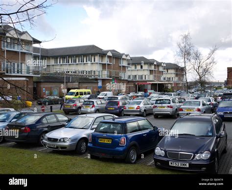 Car park at the Royal Oldham Hospital.Greater Manchester, UK Stock Photo - Alamy