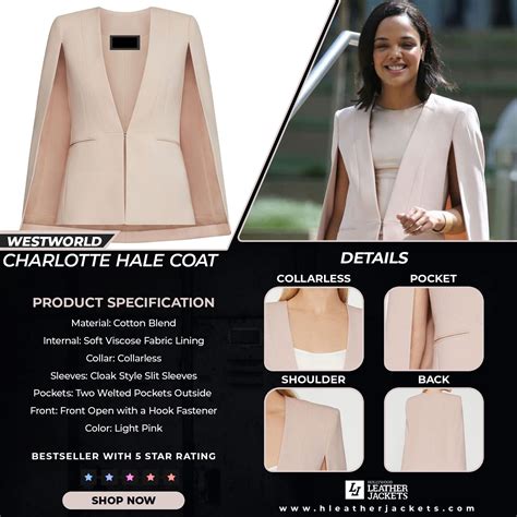 Westworld Season 3 Charlotte Hale Coat | Tessa Thompson