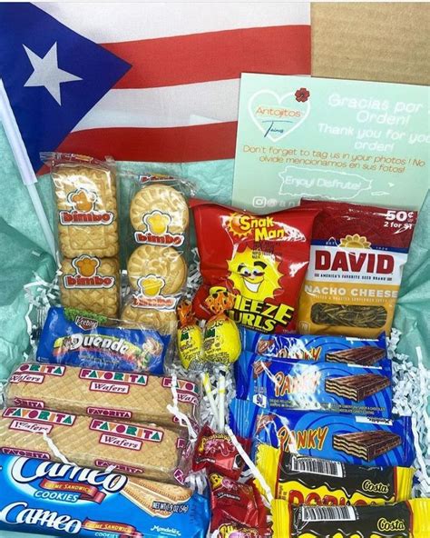 Our Puerto Rico snack Box DELUXE | Snack box, Savory snacks, Yummy snacks