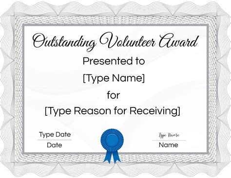 FREE Volunteer Certificate Template | Many Designs are Available