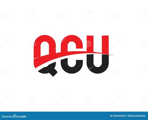 QCU Letter Initial Logo Design Vector Illustration Stock Vector - Illustration of monogram, logo ...