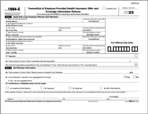 How to File Year 2023 ACA Forms 1095 & 1094