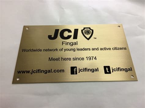 Engraved Brass Plaques