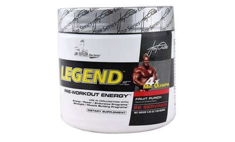 Jay Cutler Legend Pre-Workout Supplement Fruit Punch (28 servings) | Groupon