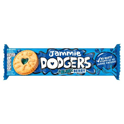 Jammie Dodgers Blue Berry Flavour Biscuits, 140g - Tesco Groceries