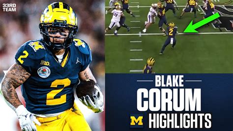 Blake Corum Highlights | Michigan Running Back | 2024 NFL Draft - NFL ...